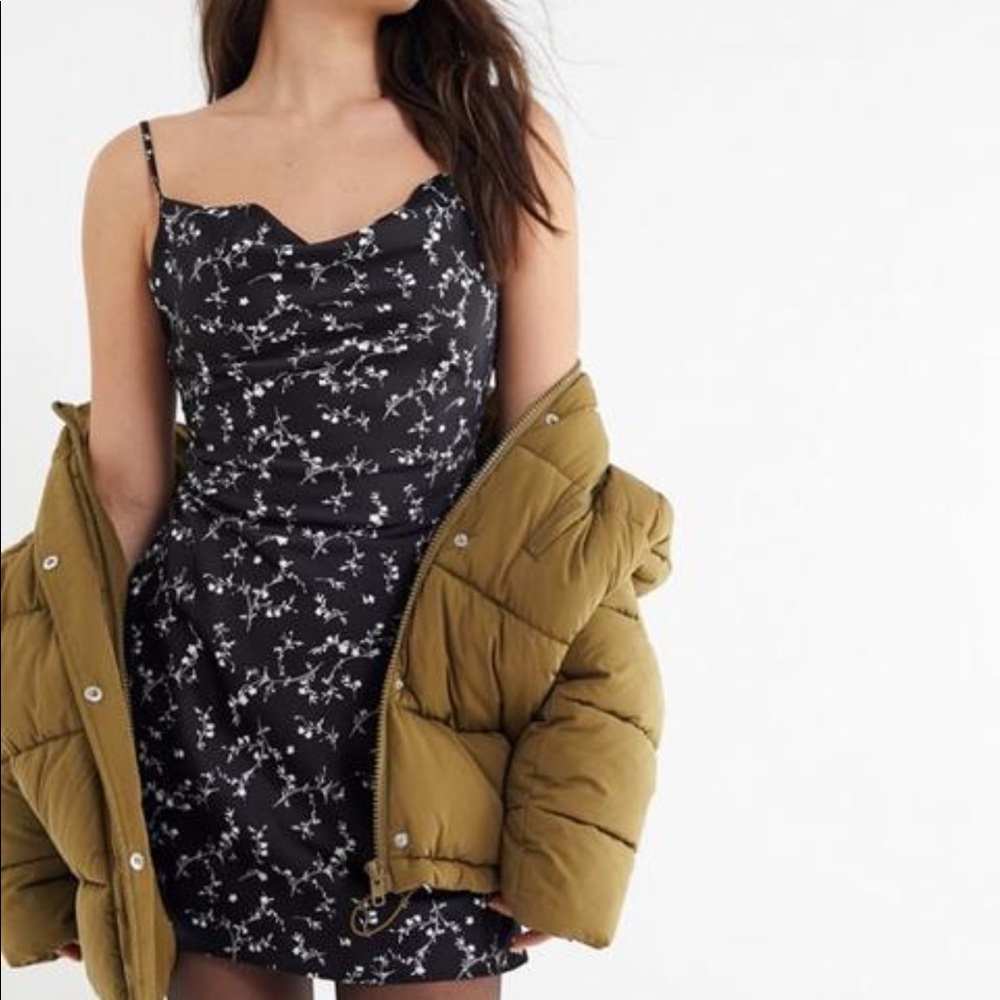 UO Cowl Neck Slip Dress